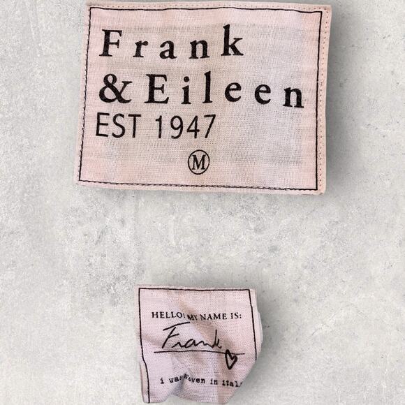 Frank & Eileen Green Italian Cotton Button Up Shirt Women’s M - Picture 7 of 9